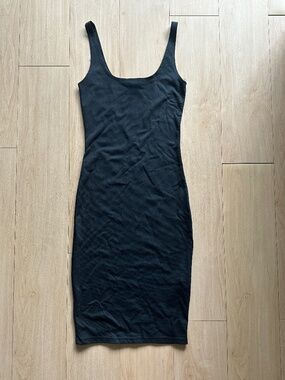 Cotton On Bodycon Black Midi Tank Dress Size XS